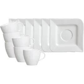 Ritzenhoff & Breker Espressotasse mit Untertasse 0,08 l Weiß 6 St.