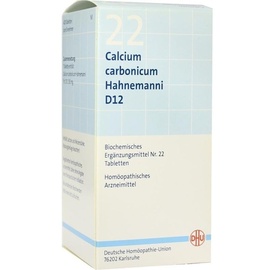 DHU-ARZNEIMITTEL BIOCHEMIE DHU 22 Calcium carbonicum D12 Tabl.