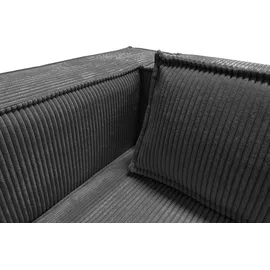 s-style möbel Sessel Bello Cord 327 x 176 x 64 cm Grau