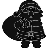 Ursus Bastelset Magische Kratzelmotive Weihnachten schwarz