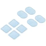 Beurer EM 22 Gel-Pads inkl. Batterien, Nachkaufset mit 8 selbsthaftenden Gel-Pads und 3 Batterien (3V Batterie CR2032) zur Verwendung mit EM 22 Muscle Booster