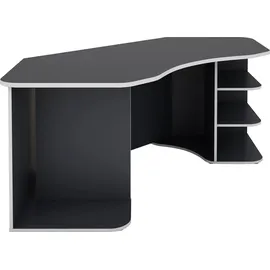 byLIVING Schreibtisch Thanatos Anthrazit / Weiß