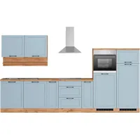 kochstation Küchenzeile KS-Lana 360 cm blau
