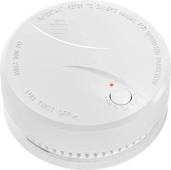 HEIMAN Rauchmelder, 10 Jahre als Feueralarm, EN 14604-zertifiziert, photoelektrischer Rauchmelder, Lithium-Langzeitbatterie, 85 dB Alarm (1er-Pack)