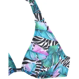 VIVANCE Bügel-Bikini Damen Schwarz/Mehrfarbig 36 Cup B