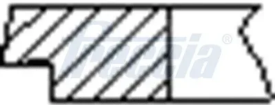 FRECCIA Kolbenringsatz fr10375500 für Peugeot