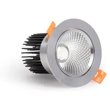 efectoLED LED Downlight 15W Rund Silber