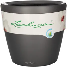 LECHUZA Classico LS 35 Komplettset Ø 35 x 33 cm anthrazit metallic
