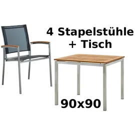 aleos KUBA Set 5-tlg. Schwarz