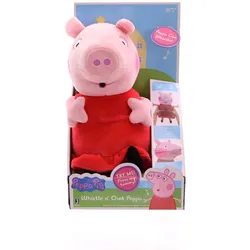 Peppa Wutz Plüschfigur mit Sound (30cm, englische Sprachausgabe)
