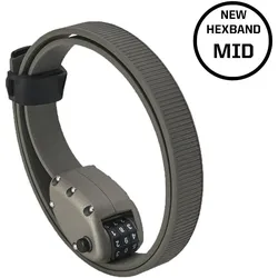 Fahrradschloss HEXBAND Stahl & Kevlar Fahrradschloss OTTOLOCK grau No Size