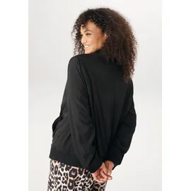 aniston plus Blouson In Crepe-Qualität schwarz 52