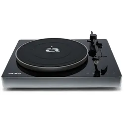 AIWA APX-680BT, Audio-Plattenspieler mit Riemenantrieb, Automatisch, Schwarz, Me