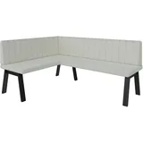 FURNISTAR Eckbank Akiko Metal A - Eckbankgruppe für Ihrem Esszimmer, Küche modern, Sitzecke, Essecke. Perfekt für Küche, Büro und Rezeption. Solide und Starke Verarbeitung. (128x168-Links-Inari22)