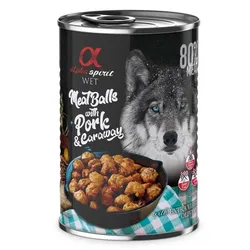 ALPHA SPIRIT Meat Balls Pork & Caraway | Fleischbällchen mit Schwein und Kümmel 400 g (Rabatt für Stammkunden 3%)