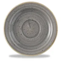 Churchill Schale Super Vitrified Stonecast Peppercorn Untertasse 15cm, 12,