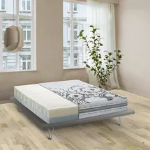 Talamo Italia Einzelmatratze Serafina, Memory-foam- und Waterfoam-matratze, 100% Made in Italy, Anti-milbe und hypoallergen, cm 80x190h 22 - Talamo Italia
