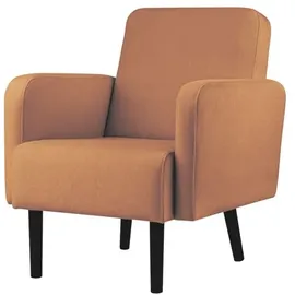 MEET Sessel LISBOA Stoff 71 x 83 x 55 cm Braun/Schwarz