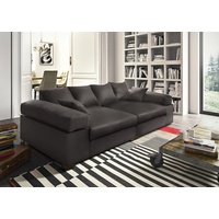 Big Sofa Couchgarnitur Megasofa Riesensofa AREZZO - Kunstleder Braun