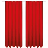 Bestgoodies Dekoschal Ellen Universalband Blickdicht 2er Pack - 140x145 cm Rot,