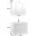 Möbel Boss Cardiff Waschtisch 80 x 47 cm