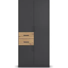 Rauch Drehtürenschrank »Kleiderschrank Schrank Garderobe MAIKA mit Dekor-Front«, 2 Schubladen, in verschiedenen Breiten, Höhen, Farben, MADE IN GERMANY
