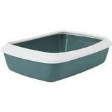 Nobby Savic Katzentoilette Iriz mit Rand dunkelgrün 50x37x14cm
