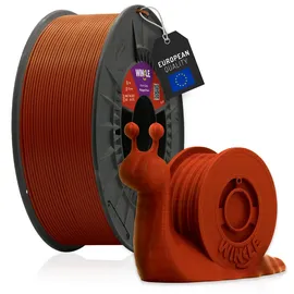 winkle feed your printer WINKLE PLA HD Filament 1.75mm Mahagoni Braun, 1kg Spule, 3D Drucker Filament Kompatibel mit FDM Druckern, 3D-Druckmaterialien, Maßgenauigkeit +/- 0.05mm, Bioabbaubar Leicht zu Bedrucken