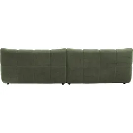 Home Affaire 4-Sitzer HOME AFFAIRE "Cozy Bubble, mit klappbaren Armlehnen, Breite 290cm", turtle, B:290cm H:85cm T:108cm, Sofas, mit eleganter Steppung, Rundumbezug & weicher Polsterung