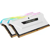Corsair Vengeance RGB PRO SL 32GB (2x16GB) DDR4 Bis zu 3600MHz (PC4-28800) CL18 1.35V Desktop Memory - Weiß, CMH32GX4M2D3600C18W, 2 x 16 GB
