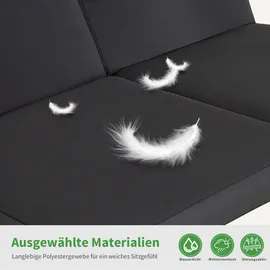 MCombo M MCombo Dunkelgrau 3-Sitzer