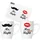 Brubaker Kaffeetasse 0,3 l Weiß 2 St.