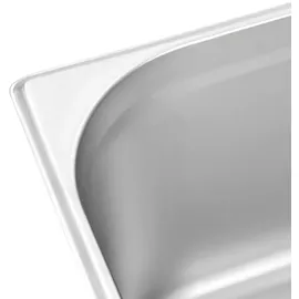 vidaXL Gastronormbehälter 2 Stk. GN 1/1 200 mm Edelstahl