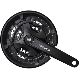 Shimano FC-MT101 Kettenradgarnitur Schwarz Einheitsgröße