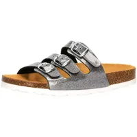 LICO Mädchen Bioline Kids Glitter silber, 33 EU