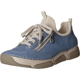Rieker 45973 Damen Slip-On Sneaker Blau 39