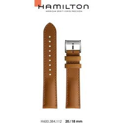Hamilton - Lederarmband 20mm H690.384.112 - braun