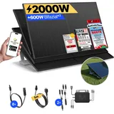 onPower: 2000 Watt Balkonkraftwerk - Garten & Flachdach / ohne Speicher / 5m