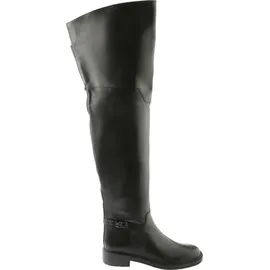 HÖGL Damen Leder Stiefel Schwarz mit Reißverschluss und extraleichter Sohle - Schwarz