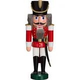 Seiffener Volkskunst eG Seiffener Volkskunst Nussknacker Husar rot