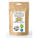 100% Indische Flohsamenschalen, 365 Vegane Kapseln, 600 mg pro Kapsel, 5400 mg Tagesdosis, Natürliches Psyllium Husk, Laborgeprüft, Unterstützt Verdauung, Ohne Zusätze**