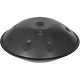 Sela Melody Handpan Dunkelgrau-C# Kurd Stimmung-rostfrei&korrosionsbeständig-klangvolles Percussion-Instrument-Steel Hand-Pan 57 cm groß-ohne Störgeräusche-mit gepolsteter Tasche, Schwarz matt, SE 308