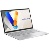 Asus VivoBook X170, 17,3 Zoll, Intel Core i7-1355U, 8GB DDR4, MS Office 2024 Pro - 44cm Display - Beleuchtete Tastatur - Silber