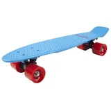 dstreet Polyprop 3rd Gen Unisex Erwachsene Skateboard, Unisex – Erwachsene, Polyprop 3rd Gen, Blau (Blue/red)