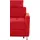 sit&more Ecksofa SIT & MORE "Pablo L-Form", rot, B:233cm H:78cm T:196cm, Struktur fein (100% Polyester);Struktur (100% Polyester), Sofas, Ecksofa, wahlweise mit Bettfunktion