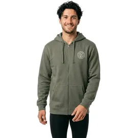 Salty Crew Global Reißverschlusspullover Dusty Olive L