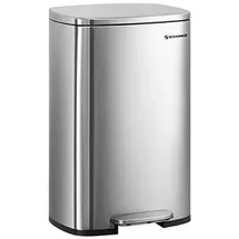 Songmics Mülleimer 50,0 l silber