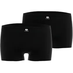 CECEBA Herren Boxershorts, 2er Pack - Konvex, Unterwäsche, Logo, einfarbig Schwarz 8XL