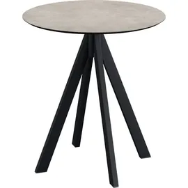 Essentials Infinity Klapptisch Ø 70 x 73,2 cm schwarz/weiß