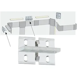 Paulmann LED-Stripe Profil Duo 1m 280,0 W grau 100 cm